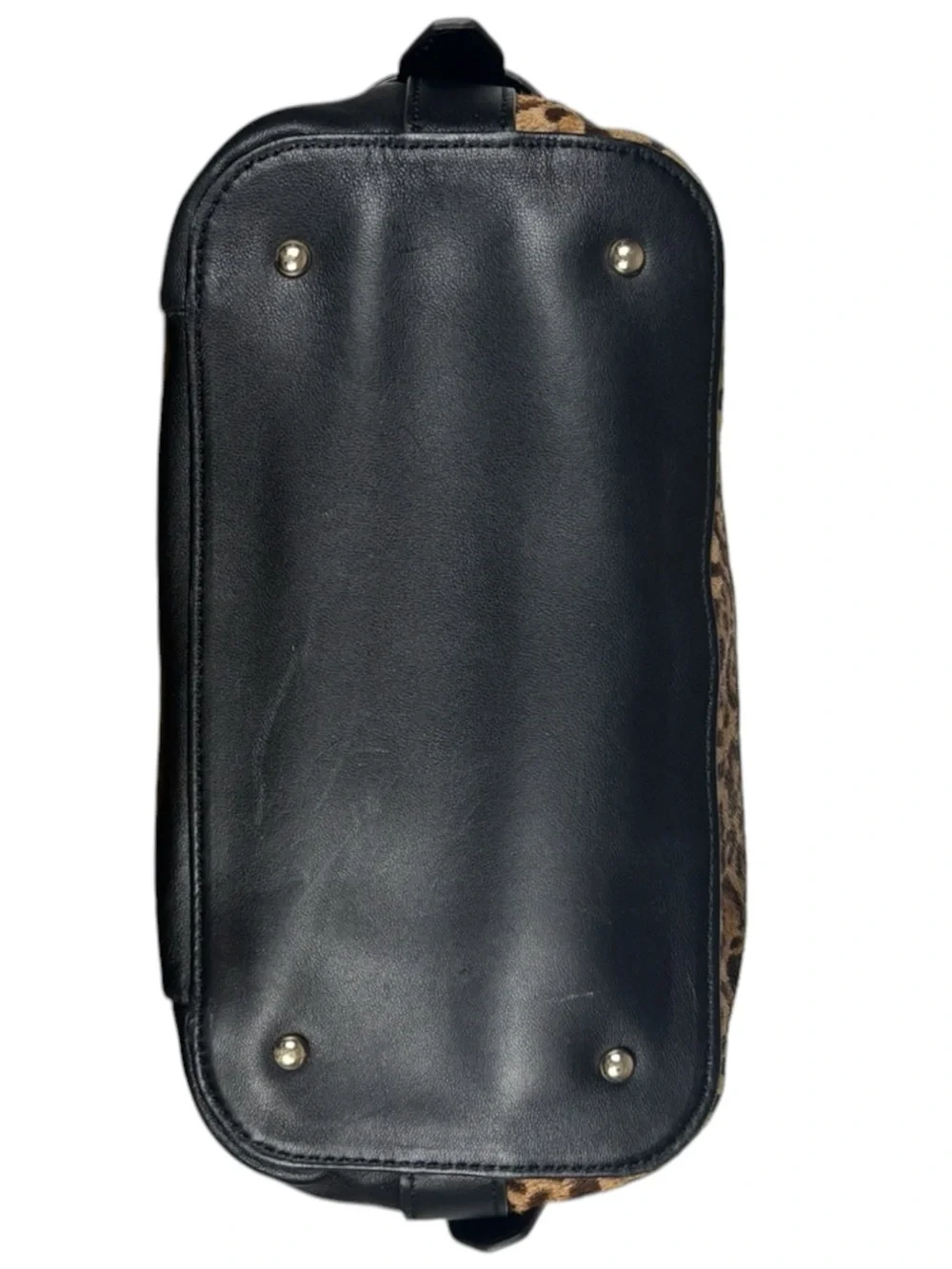 Aimee Kestenberg Buckle Up Leopard Calf Hair Leather Hobo Shoulder Bag